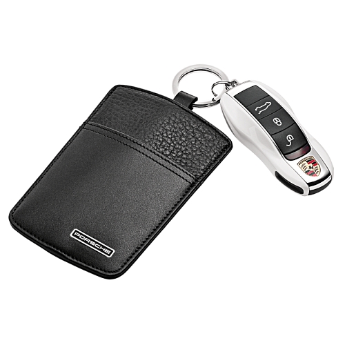 Porsche Sport Classic Key Pouch Black Leather